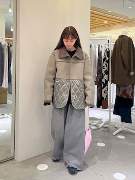 「アイテム（その他雑貨）」を使った、chisaさん（レディース・157cm）の秋コーディネート