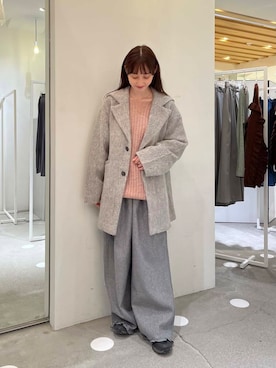 「秋服」｜「アイテム（その他アウター）」を使った、chisaさん（レディース・157cm）の秋コーディネート
