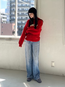 「URBAN RESEARCH（アーバンリサーチ）のTeya　Almost Sweat（スウェット）」を使った、chisaさん（レディース・157cm）の秋コーディネート