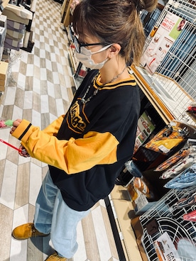 「ストリートファッション」｜はっちさん（レディース・155cm）の冬コーディネート