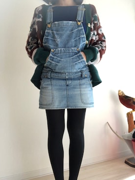 「アイテム（タイツ/ストッキング）」を使った、ほたてさん（骨格ナチュラル・レディース・159cm）の秋コーディネート