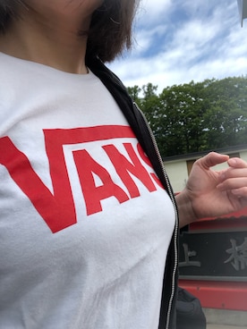 「VANS（バンズ）のアイテム」を使った、ほたてさん（骨格ナチュラル・レディース・159cm）の夏コーディネート