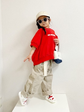 asairo 𓇼 さん（キッズ・100cm）の夏コーディネート