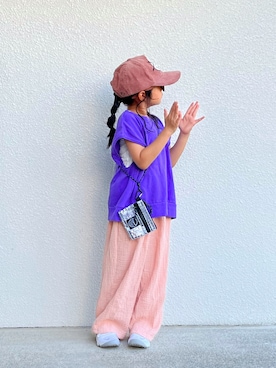 asairo 𓇼 さん（キッズ・100cm）の夏コーディネート