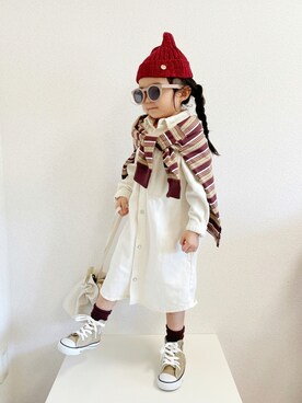 asairo 𓇼 さん(キッズ・100cm)の秋コーディネート