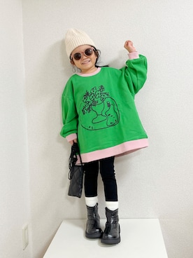 asairo 𓇼 さん（キッズ・100cm）の秋コーディネート