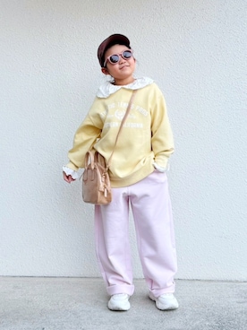 asairo 𓇼 さん（キッズ・124cm）の冬コーディネート