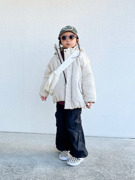 asairo 𓇼 さん（キッズ・110cm）の冬コーディネート