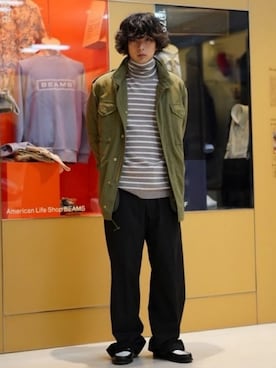 BEAMS Fさん（メンズ・180cm）の秋コーディネート
