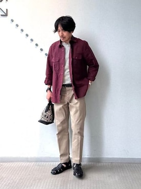 「BEAMS F（ビームスエフ）のアイテム」を使った、BEAMS Fさん（メンズ・174cm）の春コーディネート