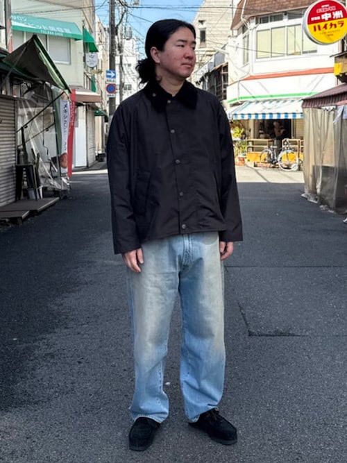 別注】Barbour / TRANSPORT ポリエステル メモリーツイル ジャケット