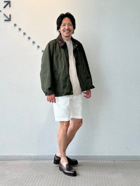「アイテム（ブルゾン）」を使った、BEAMS Fさん（メンズ・174cm）の夏コーディネート