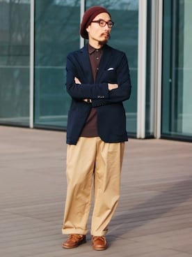 BEAMS Fさん（メンズ・172cm）の秋コーディネート
