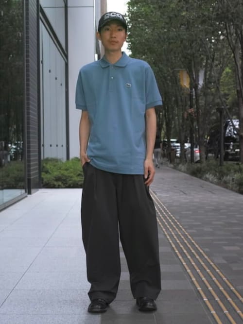 BEAMS メッシュライク 2プリーツ スラックス BEAMS MEN｜BEAMS / メッシュライク 2プリーツ スラックス