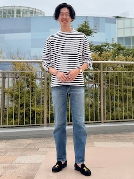 「LACOSTE（ラコステ）のアイテム」を使った、BEAMS Fさん（メンズ・168cm）の秋コーディネート