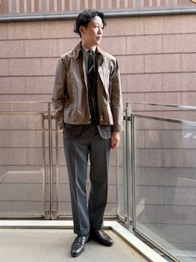 BEAMS Fさん(メンズ・183cm)の冬コーディネート