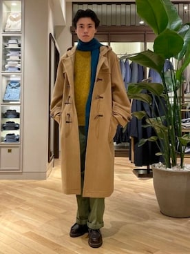 「BEAMS F（ビームスエフ）のアイテム」を使った、BEAMS Fさん（メンズ・175cm）の冬コーディネート