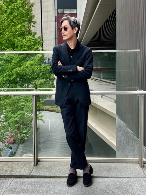 BEAMS MENBEAMS Fさんのソックス/靴下「Brilla per il gusto / ミニボーダー ソックス(BRILLA per il gusto|ブリッラペルイルグースト)」を使ったコーディネート