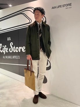 「BEAMS F（ビームスエフ）のアイテム（ジャケット/アウター）」を使った、BEAMS Fさん（メンズ・183cm）の秋コーディネート