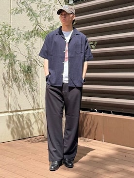 「International Gallery BEAMS（インターナショナルギャラリービームス）のアイテム」を使った、BEAMS Fさん（メンズ・178cm）の春コーディネート