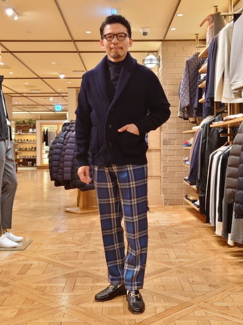 ☆ JOHN SMEDLEY ニット☆ ビームスの百名品】JOHN SMEDLEY / KILDAY 30ゲージ モックネック