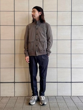 「BEAMS F（ビームスエフ）のアイテム」を使った、BEAMS Fさん（メンズ・179cm）の秋コーディネート
