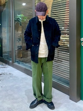 「LACOSTE（ラコステ）のアイテム」を使った、BEAMS Fさん（メンズ・168cm）の秋コーディネート