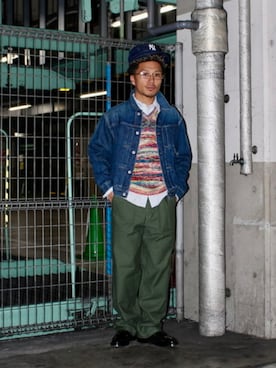 「BEAMS PLUS（ビームスプラス）のアイテム」を使った、BEAMS Fさん（メンズ・163cm）の秋コーディネート