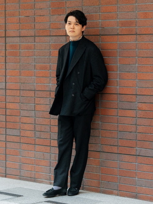 80s イギリス製 john smedley モックネックニット ブラック S ビームスの百名品】JOHN SMEDLEY / KILDAY 30ゲージ モック