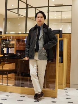 「BEAMS F（ビームスエフ）のアイテム」を使った、BEAMS Fさん（メンズ・170cm）の秋コーディネート