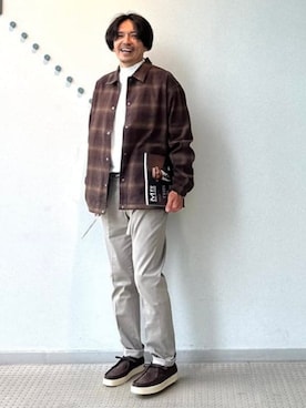 「BEAMS F（ビームスエフ）のアイテム」を使った、BEAMS Fさん（メンズ・174cm）の秋コーディネート