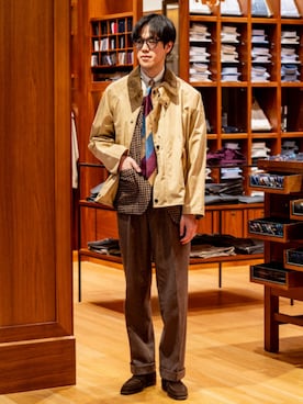 BEAMS Fさん(メンズ・180cm)の冬コーディネート