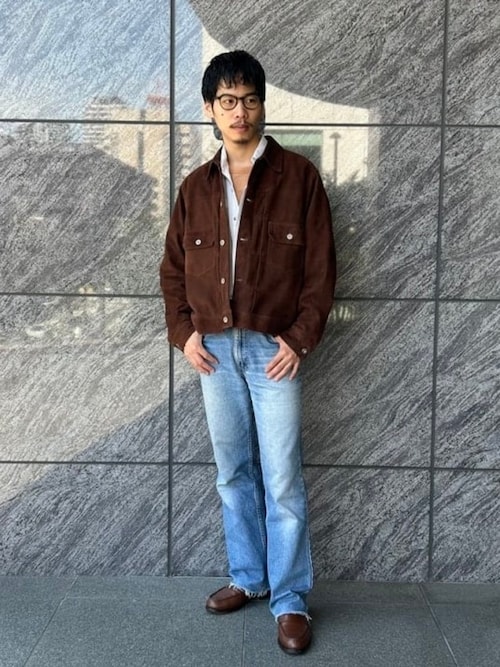 CINQUANTA / スエード 2ndタイプ トラッカージャケット（ブルゾン