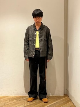 「BEAMS F（ビームスエフ）のアイテム」を使った、BEAMS Fさん（メンズ・172cm）の春コーディネート