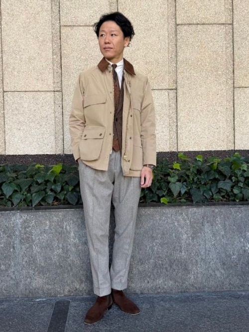 別注】Barbour / OLD BEDALE ポリエステルコットン ジャケット