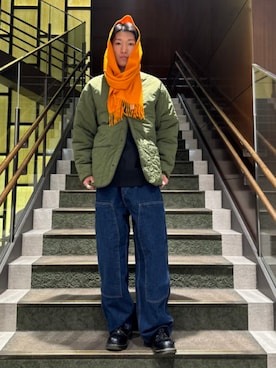 BEAMS Fさん（メンズ・174cm）の冬コーディネート