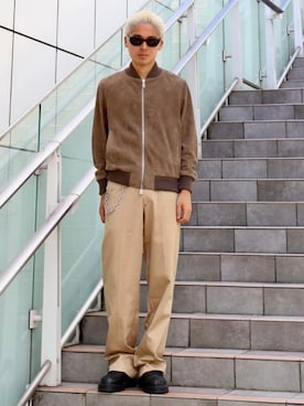 「BEAMS F（ビームスエフ）のアイテム（ジャケット/アウター）」を使った、BEAMS Fさん（メンズ・170cm）の秋コーディネート