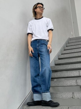 「A VONTADE（アボンタージ）のアイテム」を使った、BEAMS Fさん（メンズ・172cm）の夏コーディネート