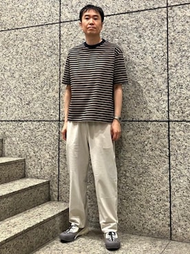 「SLOANE（スローン）のアイテム」を使った、BEAMS Fさん（メンズ・171cm）の春コーディネート