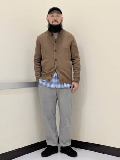 ZANONE / CHIOTO 5ゲージ スタンドカラー カーディガン（カーディガン