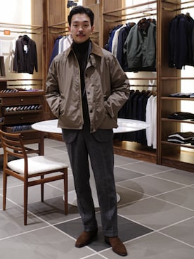 BEAMS Fさん(メンズ・174cm)の冬コーディネート