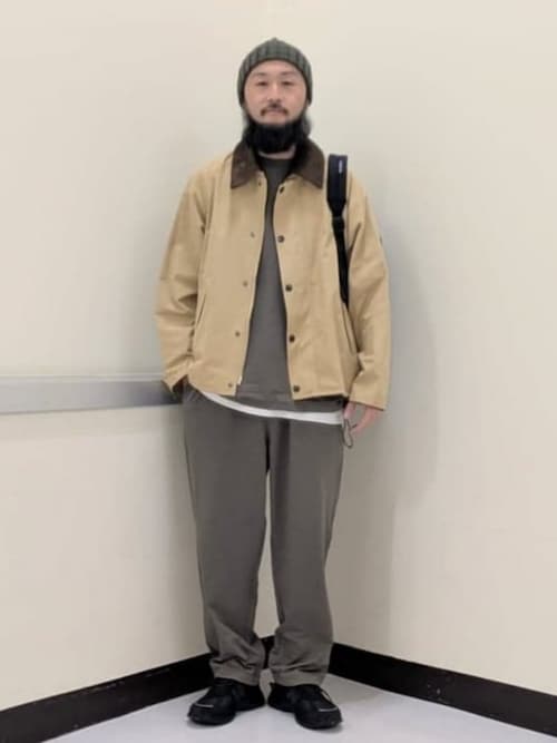 別注】Barbour / TRANSPORT ポリエステルコットン ピーチスキン 