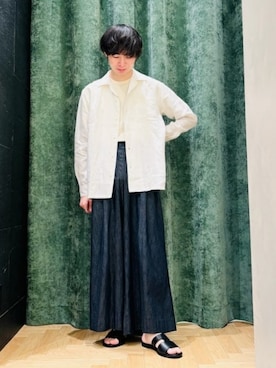 「BEAMS F（ビームスエフ）のアイテム」を使った、BEAMS Fさん（メンズ・168cm）の夏コーディネート