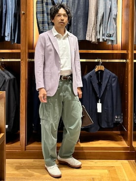 「アイテム（その他アウター）」を使った、BEAMS Fさん（メンズ・174cm）の夏コーディネート