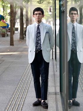 BEAMS Fさん（メンズ・180cm）の夏コーディネート