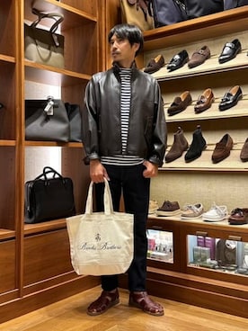 「BEAMS F（ビームスエフ）のアイテム」を使った、BEAMS Fさん（メンズ・174cm）の秋コーディネート
