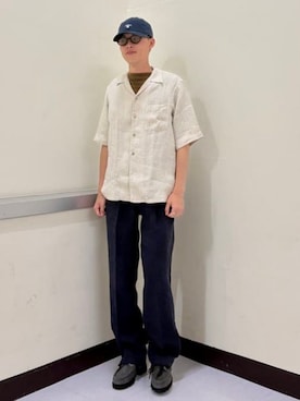 「BEAMS F（ビームスエフ）のアイテム」を使った、BEAMS Fさん（メンズ・180cm）の夏コーディネート