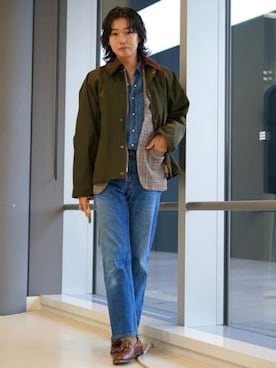 「BEAMS F（ビームスエフ）のアイテム」を使った、BEAMS Fさん（メンズ・172cm）の秋コーディネート