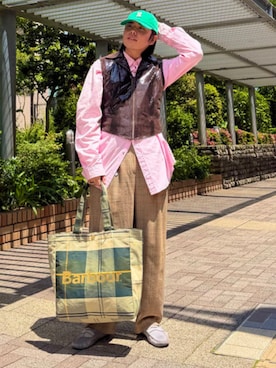 「Barbour（バブアー）のアイテム」を使った、BEAMS Fさん（メンズ・172cm）の春コーディネート