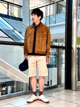 「BEAMS F（ビームスエフ）のアイテム」を使った、BEAMS Fさん（メンズ・174cm）の秋コーディネート